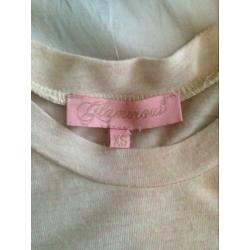 GLAMOROUS beige T-shirtje maat XS