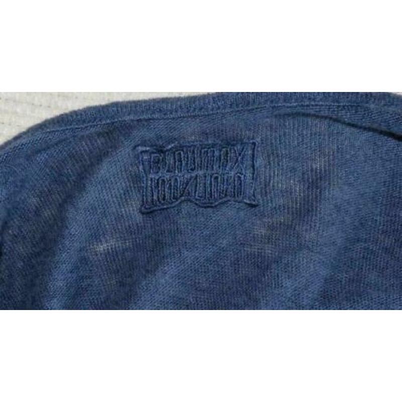 Blaumax 100% linnen blauwe top maat M