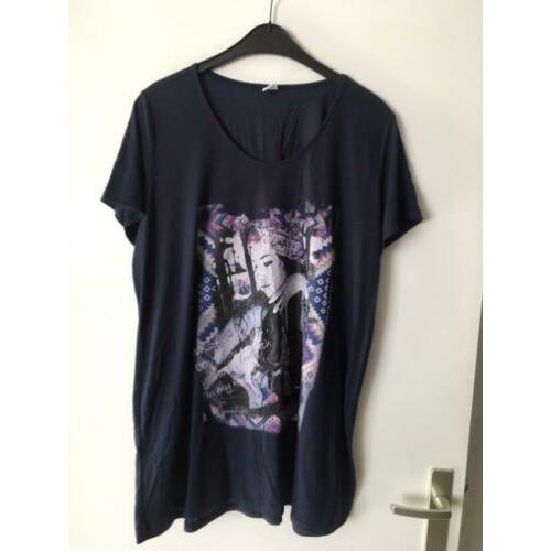 Dames T-shirt maat xxl