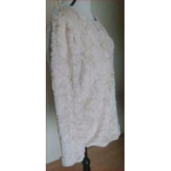 GOOSECRAFT beige fluffy trui maat 38/40 nieuw