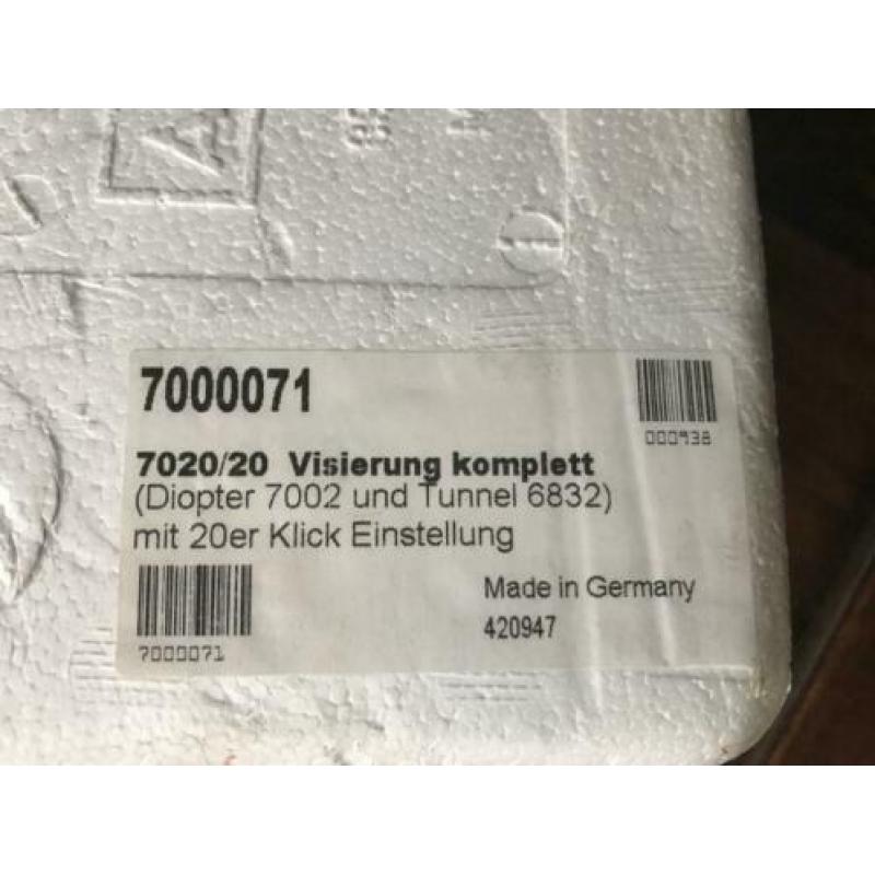 Anschütz diopter set 7000071 t.b.v. de schietsport