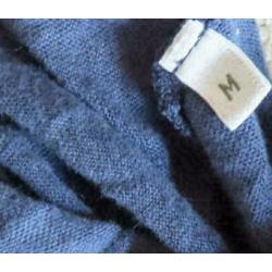 Blaumax 100% linnen blauwe top maat M