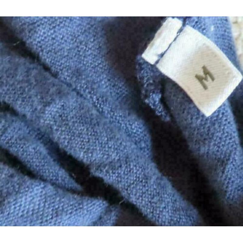 Blaumax 100% linnen blauwe top maat M