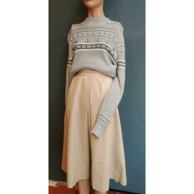 Vintage trui (80s/90s) met glitterstenen ( MT L/ XL)