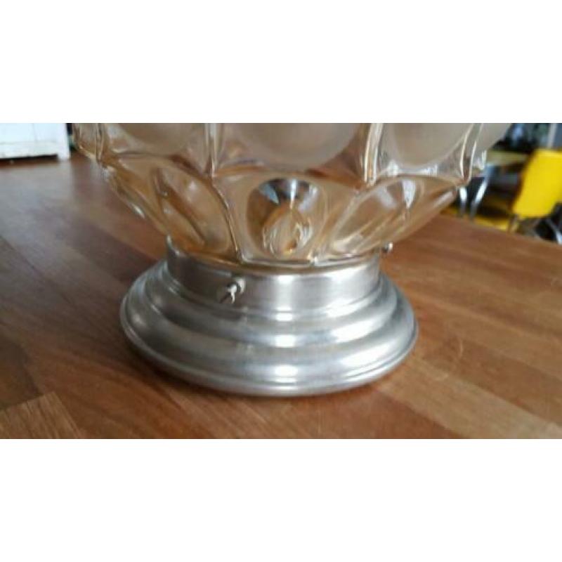 Vintage retro plafonniere plafondlamp brocante