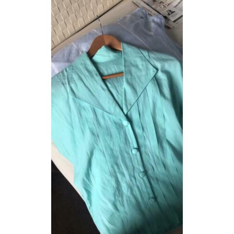 Prachtige vintage blouse maat m zgst