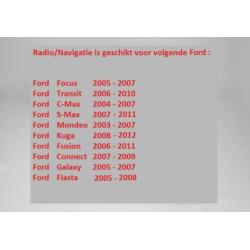 Ford Focus Fusion Mondeo Transit C-Max Kuga Fiesta Navigatie
