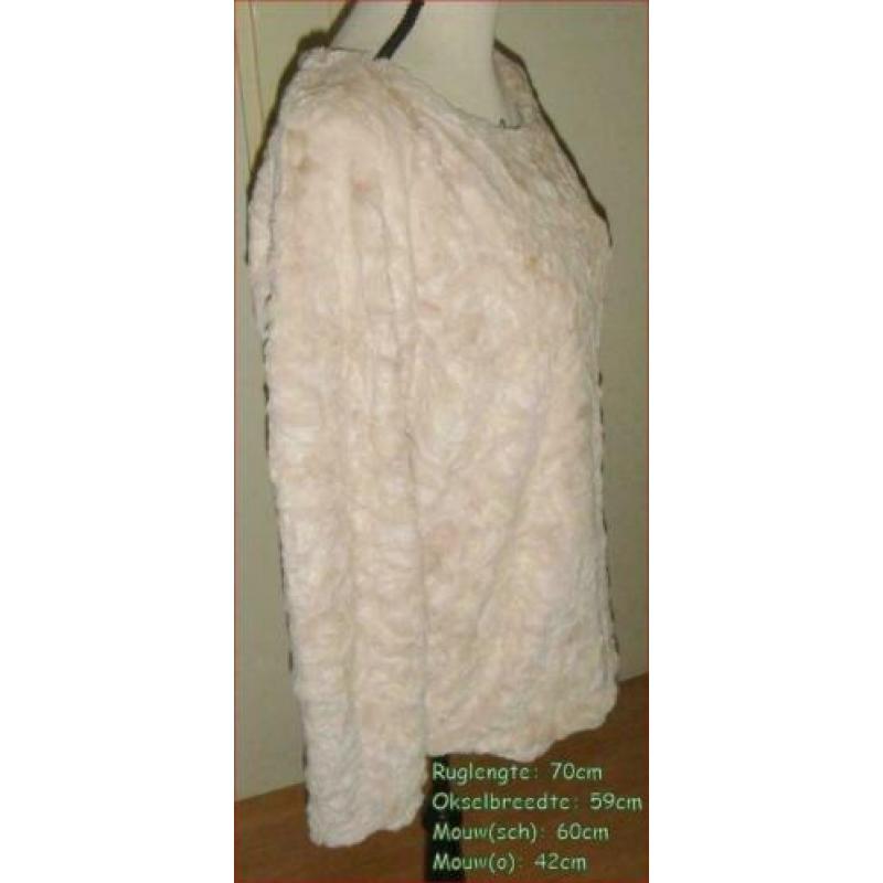 GOOSECRAFT beige fluffy trui maat 38/40 nieuw