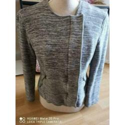 Penny Black ( Max Mara) mooi grijs gemeleerd jasje mt 38