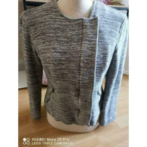 Penny Black ( Max Mara) mooi grijs gemeleerd jasje mt 38