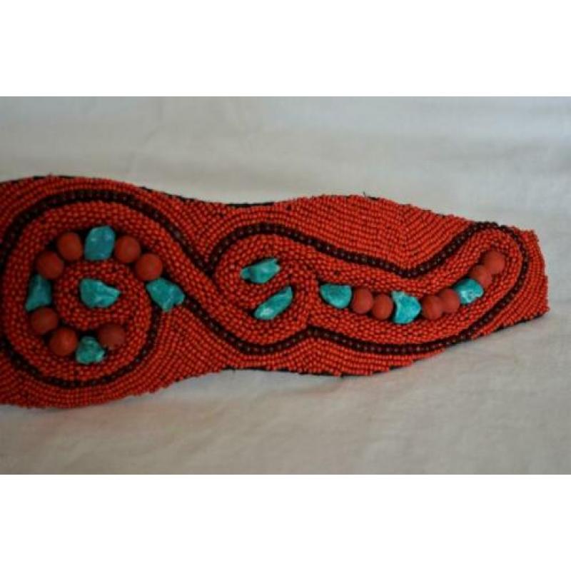 Vintage Tibetaanse( Ibiza look) klederdracht riem/ceintuur