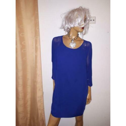 MONKI PRACHTIGE jurk maat S ZGAN blauw