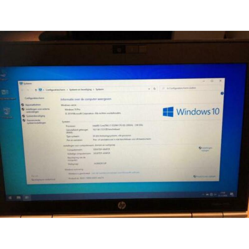 HP EliteBook; I7 3520M, 16B, SSD, Windows 10, goede Accu!