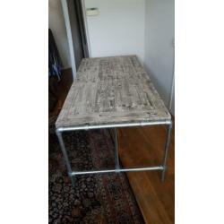 Industriële tafel steigerbuis eettafel 220x95 cm