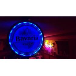 Bavaria bier dubbelzijdige reclame verlichting, Mancave.