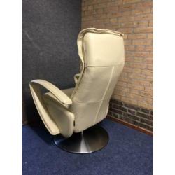 Relaxstoel leder op draaivoet (relax, stoel, elektrisch)