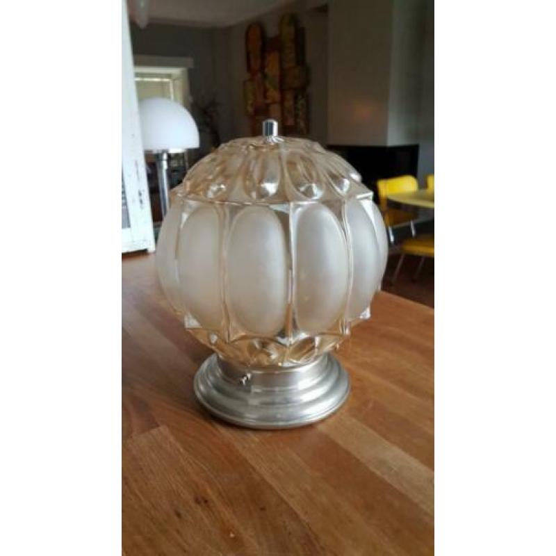Vintage retro plafonniere plafondlamp brocante