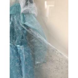 Originele Disney Elsa prinsessen jurk Frozen blauw maat 128