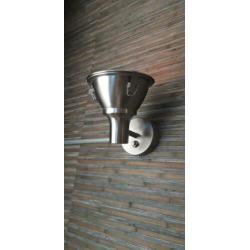 RVS wandlamp dimbaar (dimlicht)