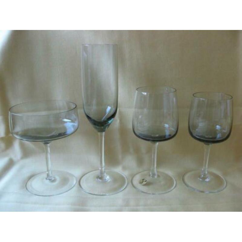 13x: retro mid century Peill glasservies, model CORA