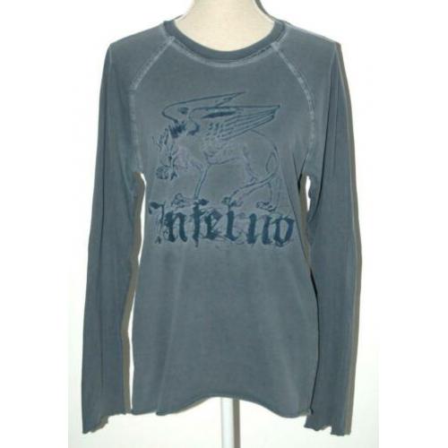 JUICY COUTURE top, longsleeve, truitje, grijs, Mt. M