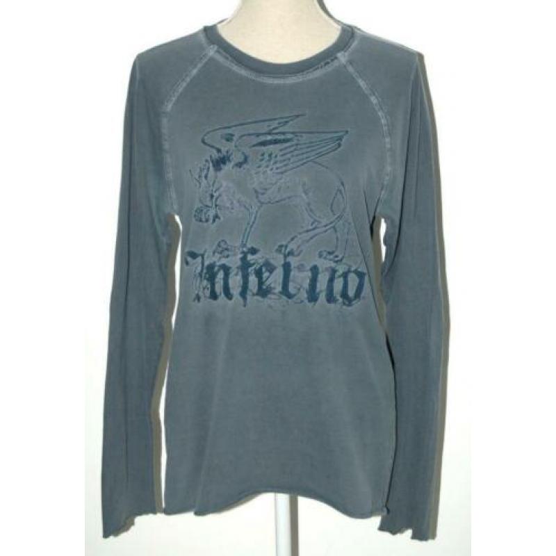 JUICY COUTURE top, longsleeve, truitje, grijs, Mt. M