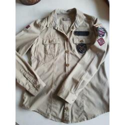 Napapjiri scout blouse met emblemen M