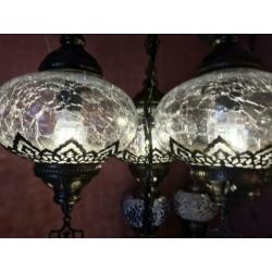 Nieuwe glazen hanglamp
