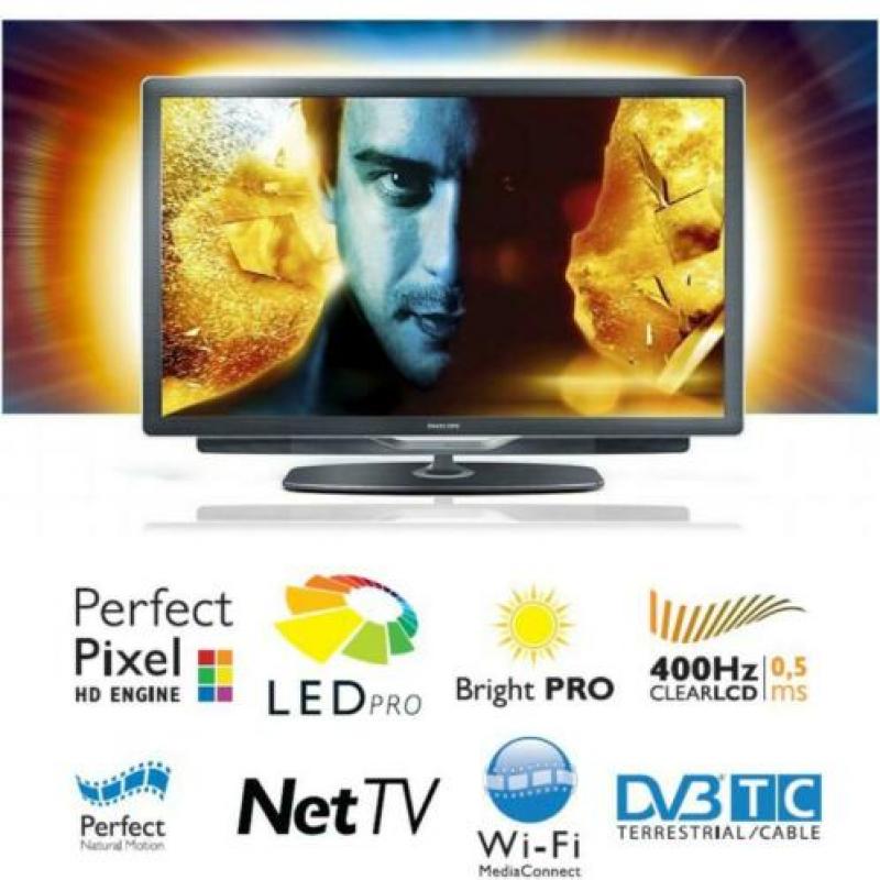 Philips 3 Zijdig Ambilight 40 inch (102 cm) LED Tv 40PFL9705