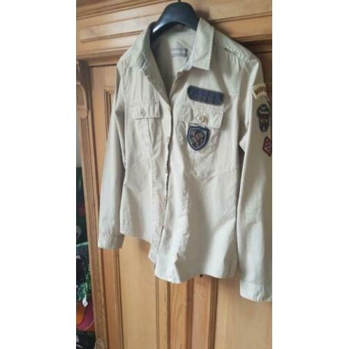Napapjiri scout blouse met emblemen M