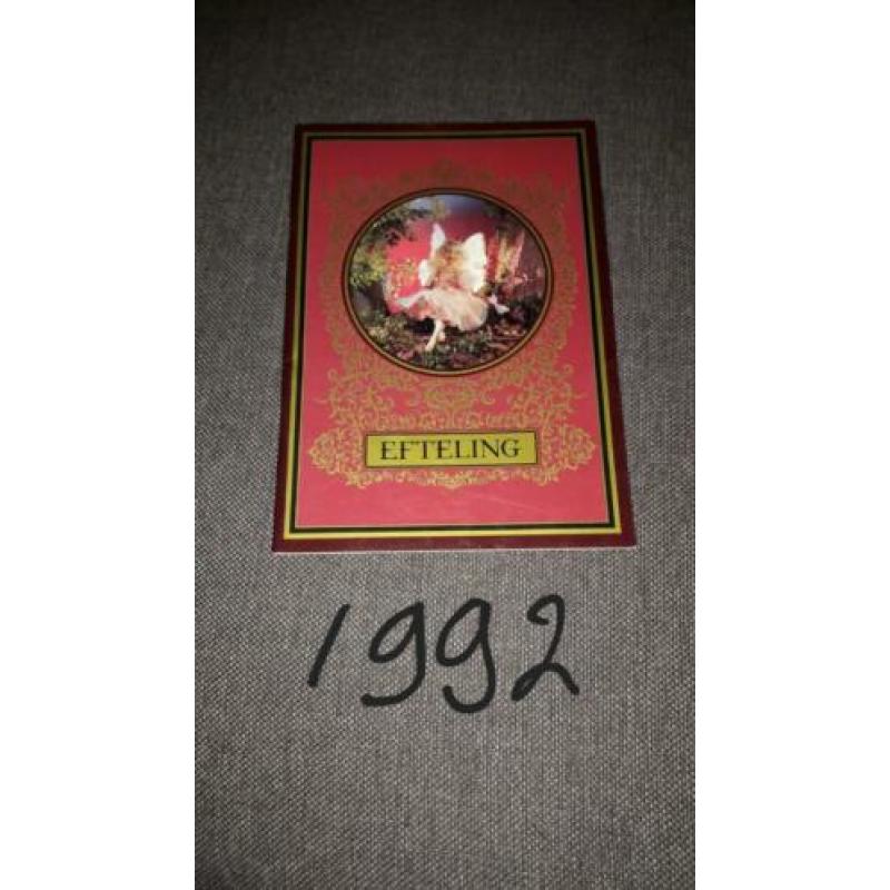 Efteling jaarboekjes jaren 90