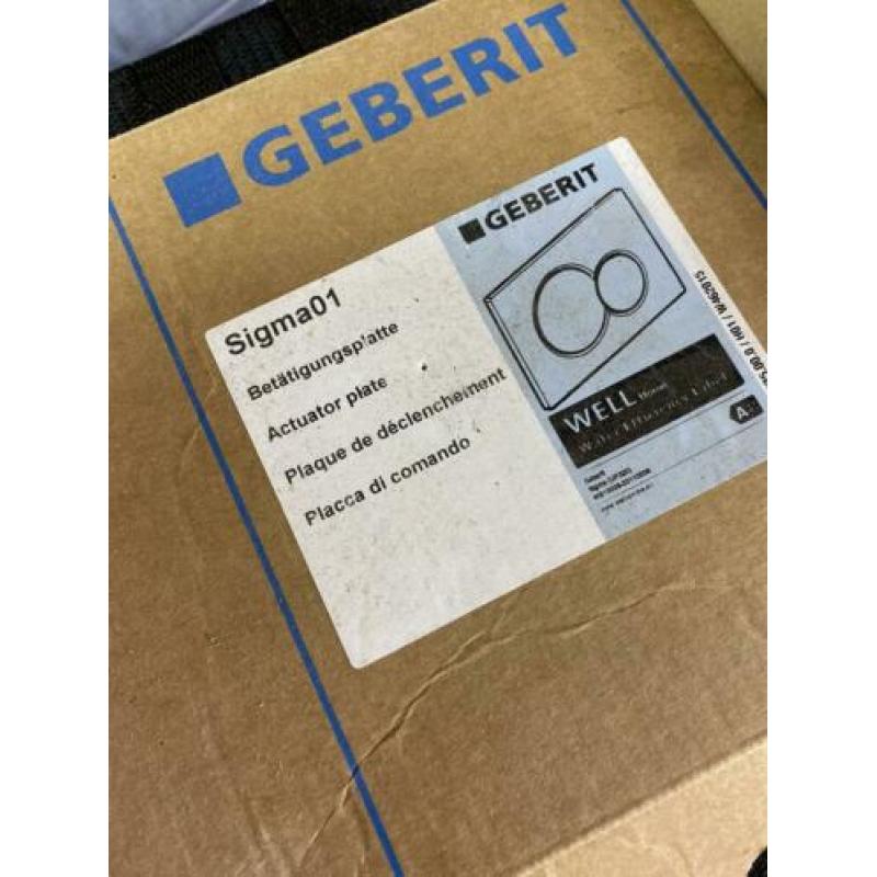 Geberit bedieningspaneel sigma01 up320 wit chrome