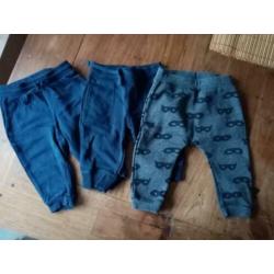 3 broekjes H&M Mt 68