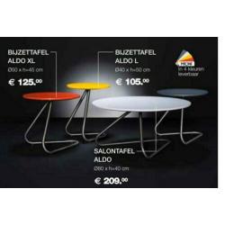 Ronde salontafel aldo merk mioni