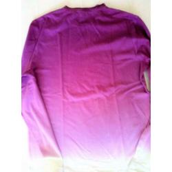 BOSS ORANGE Paars shirt met lange mouwen maat L