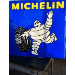 Michelin reclamebord 1m x 1 m