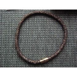 Stardust Swarovski Ketting/Dubbele Armband brown/bruin.