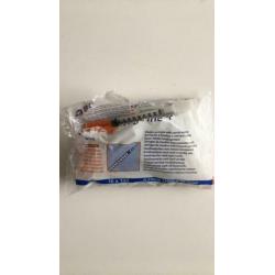 Insuline spuiten 1ml 0,33 mm (29G) x 12,7 mm 19 stuks nieuw