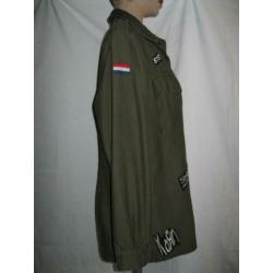 maat S (108) militaire KL jas, legergroen
