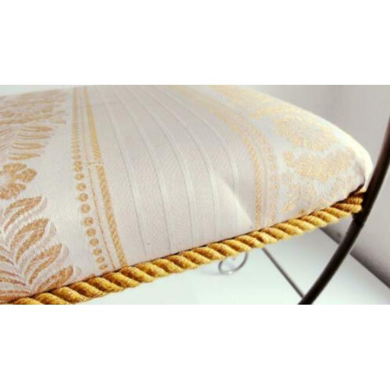 Banquette chauffe dos, antiek krukje, bankje