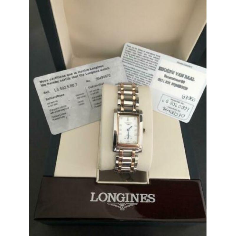 Longines dolce vita rosé goud