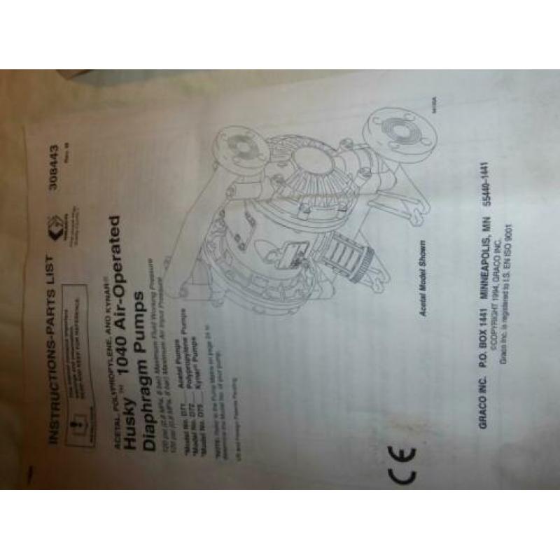 HUSKY 1040 kunststof Membraampomp