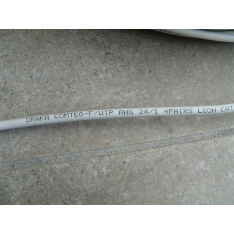 NIEUW! Draka Comteq F-UPT-AWG 24-1 4 pairs kabel - 45 mtr!!