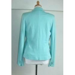 Mooi blauw groen stretch jasje van Expresso maat 38