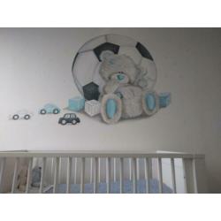 Artpainter muurschildering voor babykamer en kinderkamer