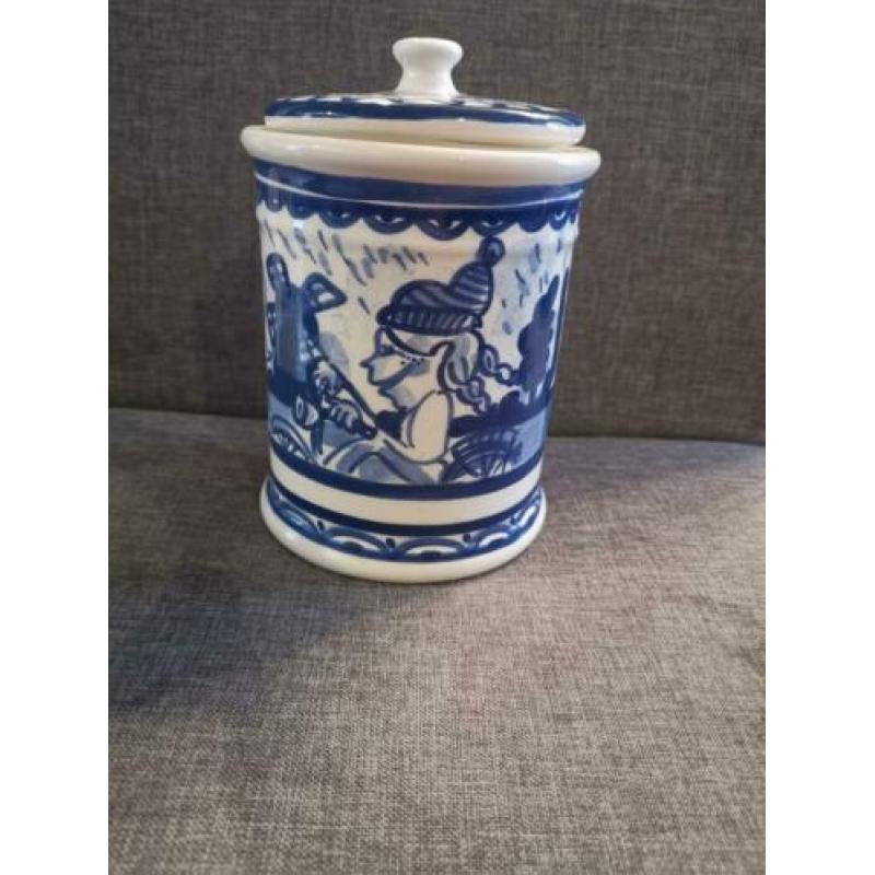 Voorraadpot delftsblauw van blond amsterdam