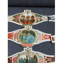 Mooie oude sigarenbandjes Washington