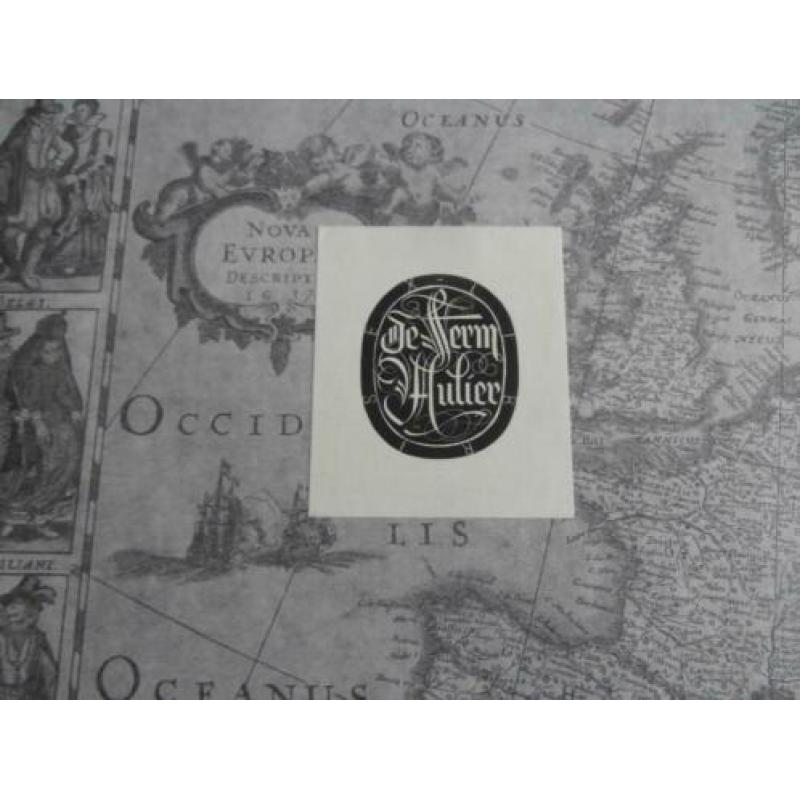 Cultuurhistorische atlas van Europa Heideland 1962 ex-libris