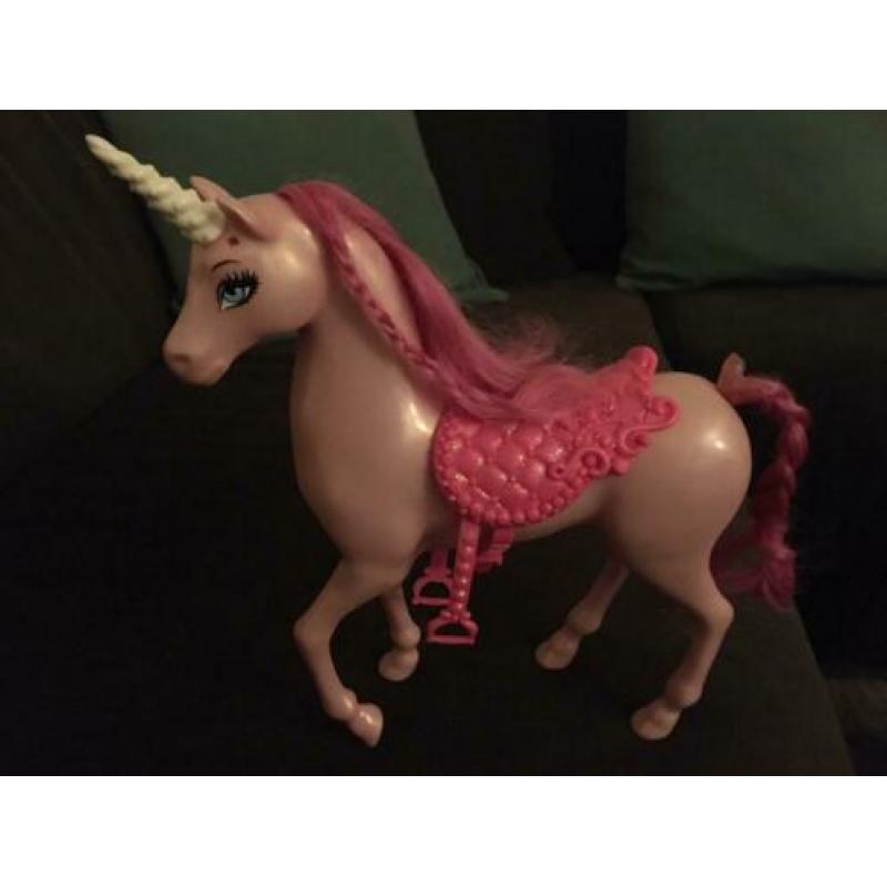 Mooi roze Barbie eenhoorn