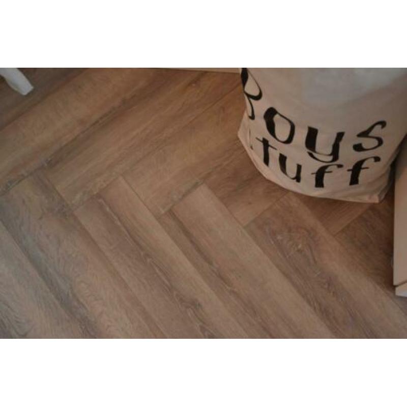 Visgraat Laminaat G5 drop lock makkelijk leggen!